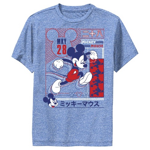 Boy's Disney Mickey Mouse 28 Kanji Performance Tee : Target