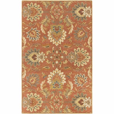 Hauteloom Chesterton Hand Tufted Orange 1112 Area Rug
