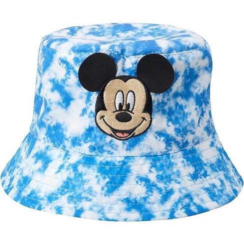 Disney Boy's Tie Dye Mickey Mouse Bucket Hat- Toddler Sun Hat Ages