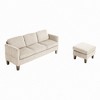 Lycvki L-Shaped Sofa with Padded Cashmere Easy Assembly & Maintenance - 2 of 4