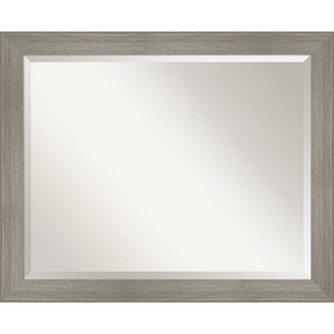 Amanti Art Grand Narrow Beveled Framed Bathroom Vanity Wall Mirror - 1 of 4