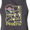 Women's - Pokémon - Neon Pikachu Graphic Racerback Tank - 2 of 3