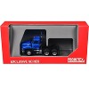 Mack 603 Short Day Cab Blue Metallic 1/87 (HO) Plastic Model Car by Promotex - 3 of 3