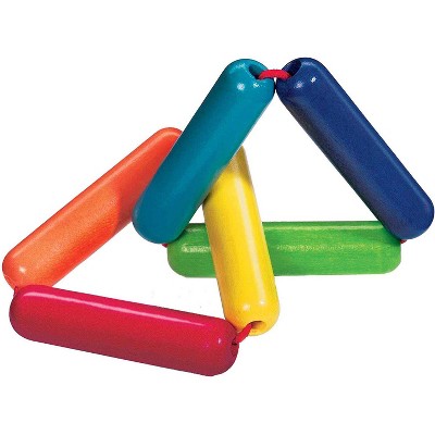 HABA Triangles Wooden Clutching Toy & Teether (Made in Germany)
