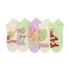 Spongebob Squarepants Mixed Characters Womens Ankle Socks 5 Pack - 4 of 4