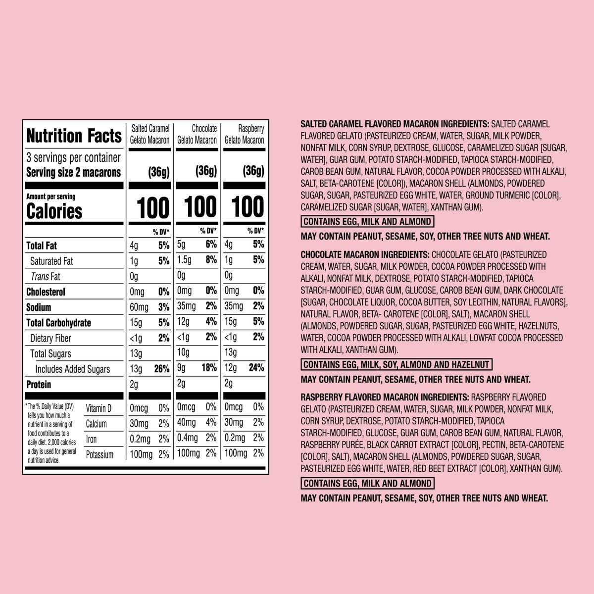 Frozen Italian Gelato Filled Macarons - 5.22 fl oz/6ct - Favorite Day™ - thumbnail 4