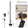 POWLIG 23.62in - LED Lights Plug-in Wall Sconces Lighting Fixtures for Atmosphere with Memory Function (Set of 2) - 2 of 4