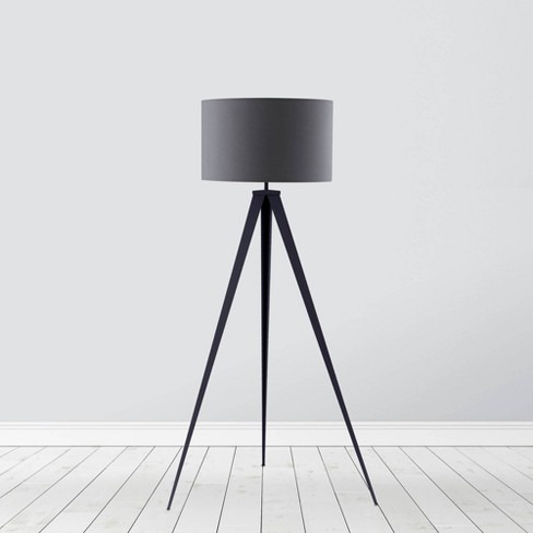Mid Century Modern Tripod Floor Lamp, Target Tripod Floor Lamp With Drum Shade