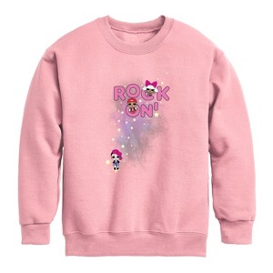 Boys' - LOL Surprise! - Space Rock Girls Graphic Long Sleeve Fleece Sweatshirt - 1 of 4