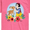 Boys' - Disney - Floral Snow White Deer Short Sleeve Graphic T-Shirt - 2 of 4