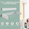 Wall-Mounted Dry Racks, 80/100cm 5/6 Poles Retractable Clothes Drying Rack with Towel Rails - 2 of 4