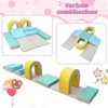 Foam Climbing Blocks Set - 10PCS Indoor Active Playset, Soft Climbing Indoor Set for Infants, Preschools, Toddlers - 2 of 4