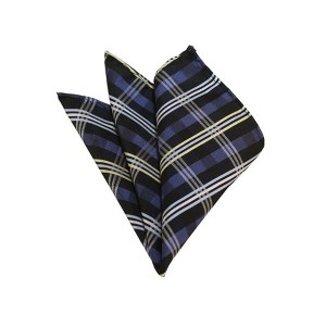 TheDapperTie - Men's Plaid Woven 10 Inch x 10 Inch Pocket Squares Handkerchief - 1 of 3