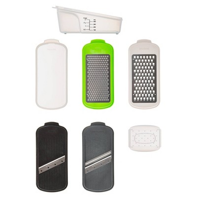 Multifunctional Rectangular Grate Slice and Store Set