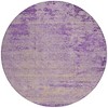 Purple And Beige Abstract Washable Indoor Outdoor Area Rug - 4 of 4