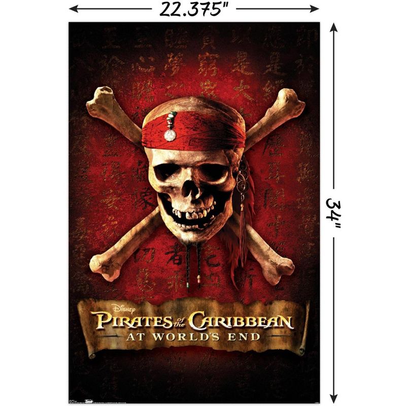 Trends International Disney Pirates of the Caribbean: At World's End - Teaser Unframed Wall Poster Prints, 3 of 7