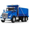 Kenworth T880 Dump Truck Surf Blue Metallic 1/50 Diecast Model by First Gear - 2 of 3
