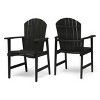 Set of 2 Outdoor Dining Chairs Weather Resistant with Acacia Wood-Christopher Knight Home - 2 of 4