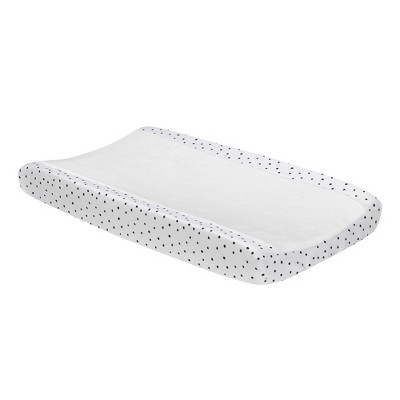 Lambs & Ivy Signature Heart to Heart Black and White Changing Pad Cover