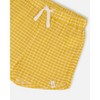 Deux par Deux Girl Crinkle Short Pale Yellow and White - 4 of 4