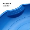 Paricon 626-B Flexible Flyer Round Flying Saucer Disc Racer Polyethylene Snow Sled Toboggan, for Ages 4 and Up, 26 Inch Diameter - 3 of 4