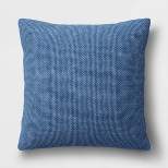 Oversized Basketweave Heathered Square Throw Pillow - Threshold™
