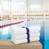 Arkwright Power Gym Bath Towels (6 Pack), Ringspun Cotton, 22x44 in., Striped Color Options - 2 of 4