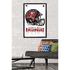 Trends International NFL Tampa Bay Buccaneers - Drip Helmet 20 Framed Wall Poster Prints - 2 of 4