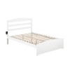 AFI Furnishings Warren Platform Bed F with Footboard WH - 2 of 4