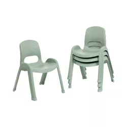  Orange/Sand ECR4Kids Softzone Pre-School Wave Sofa, Ergonomic Chair for Kids 