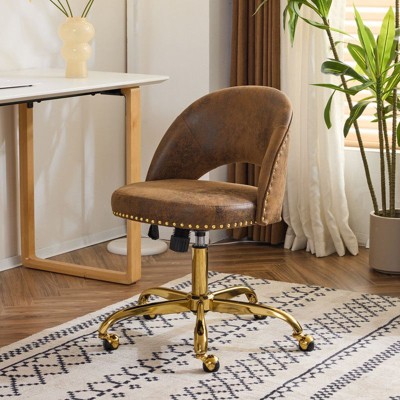 Karl Home | 23 inch Task Chair Office Desk Chair Make Up Chair With Wheels