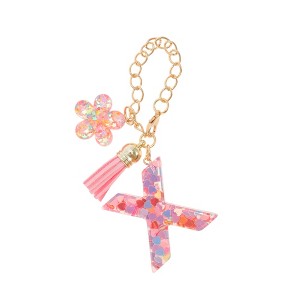 Unique Bargains Flower Letter Water Cup Pendant 1 Pc - 1 of 4