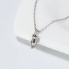 Hanging Cat Kitty Pendant Necklace for Women Sterling Silver Ginger Lyne Collection - 3 of 4