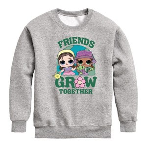 Boys' - LOL Surprise! - Friends Grow Together Graphic Long Sleeve Fleece Sweatshirt - 1 of 4