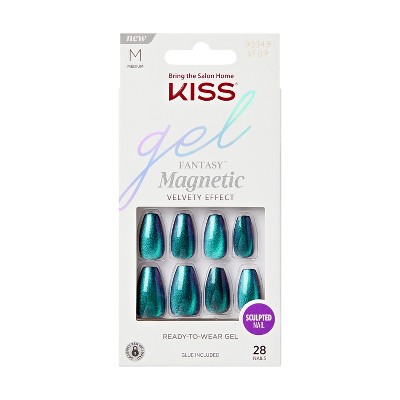 KISS Products Gel Fantasy Magnetic Fake Nails - Chameleon - 31ct