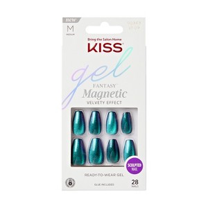KISS Products Gel Fantasy Magnetic Fake Nails - Chameleon - 31ct - 1 of 4