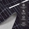 Modern Machine Washable Large Area Rug for Bedroom Minimalist Geometric Carpet Stain Resistant Non Slip Carpet - 3 of 4