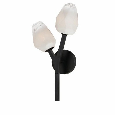 ET2 Lighting Blossom 2 - Light Wall Light in  Black