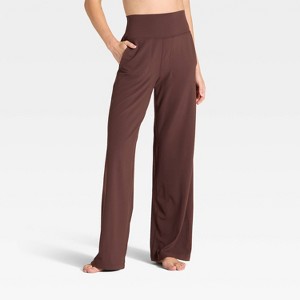 Women's Everyday Soft Wide Leg Pants - All In Motion™ - 1 of 4