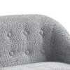 INFURNIC Sofas Kids Sofa with Tufted Back and Wooden Legs for Living Room or Playroom, Gray, 18.5"*28.5"*21.5" - 2 of 4