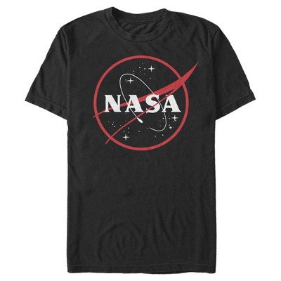Men's Nasa Galaxy Crest Logo T-shirt - Black - Large : Target