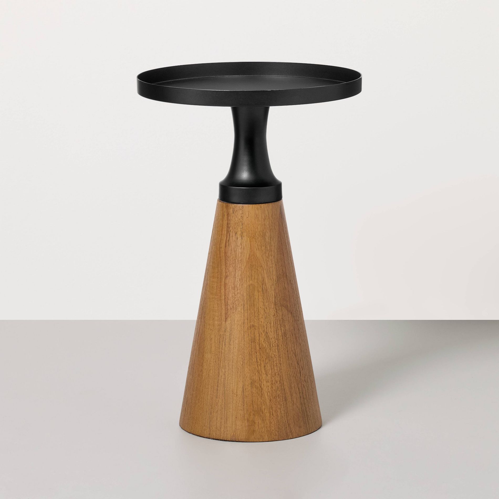 14" Accent Table Round Top Wood/Metal - Hearth & Hand™ with Magnolia