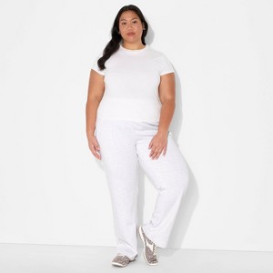 Women's Slim Fit Straight Mid-Rise Sweatpants - Wild Fable™ - 1 of 3