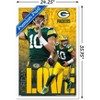 Trends International NFL Green Bay Packers - Jordan Love 24 Framed Wall Poster Prints - 3 of 4