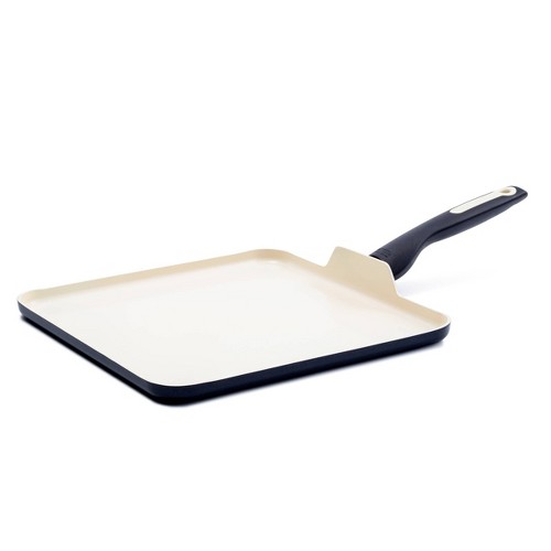 GreenPan Rio 11" Ceramic Nonstick Griddle Black