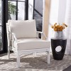 Kazumi Accent Chair W/ Cushion - ACH6508A - White/White - Safavieh - 2 of 4