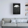 Canvas Wall Art - Aureous   'Black Cloud No1' Wall Art for Living Room, Bedroom, or Office Décor by Trademark Fine Art - 3 of 4