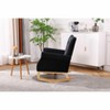 VYNXARIA Mid Century Fabric Rocker Chair with Wood Legs and velvet for Livingroom Bedroom - 2 of 4