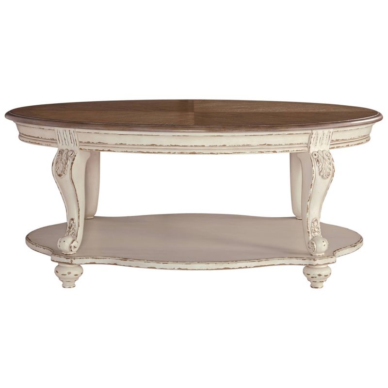 Realyn Coffee Table White/Brown - Signature Design by Ashley, 5 of 8