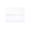 JAM Paper A2 Foil Lined Invitation Envelopes 4.375 x 5.75 White with Red Foil 72158 - 2 of 2
